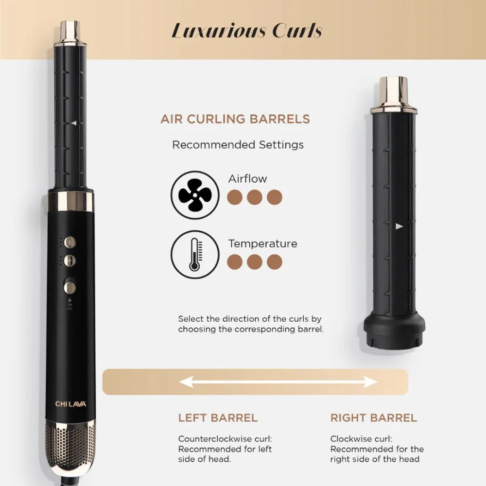 CHI Lava Air Glam Multi Styler Black