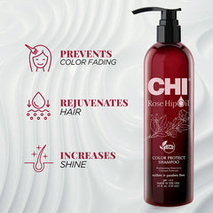CHI Rose Hip Oil Protection Shampoo 739ML
