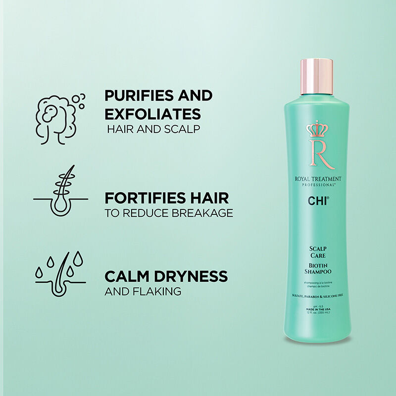 CHI Royal Treatment Scalp Care Biotin Shampoo 355ML