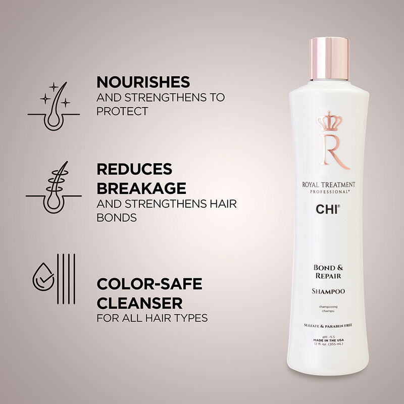 CHI Royal Treatment Bond and Repair Shampoo 355ML