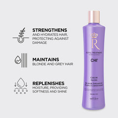 CHI Royal Treatment Color Gloss Blonde Enhancing Purple Conditioner 355ML