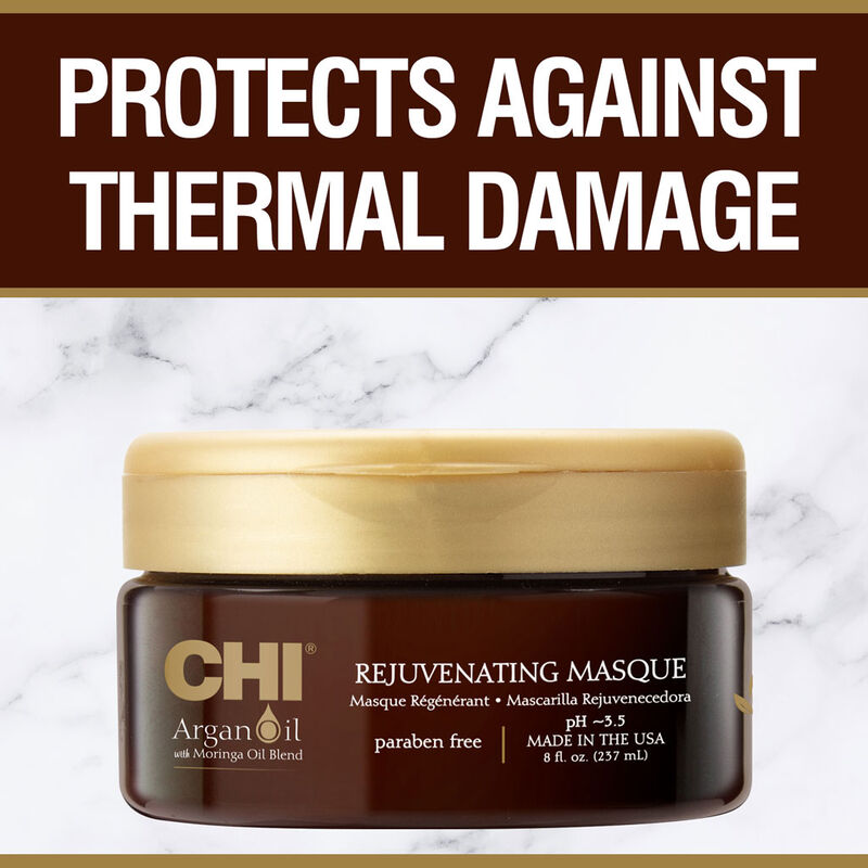 CHI Argan Oil Rejuvenating Masque 237ML - Image 2