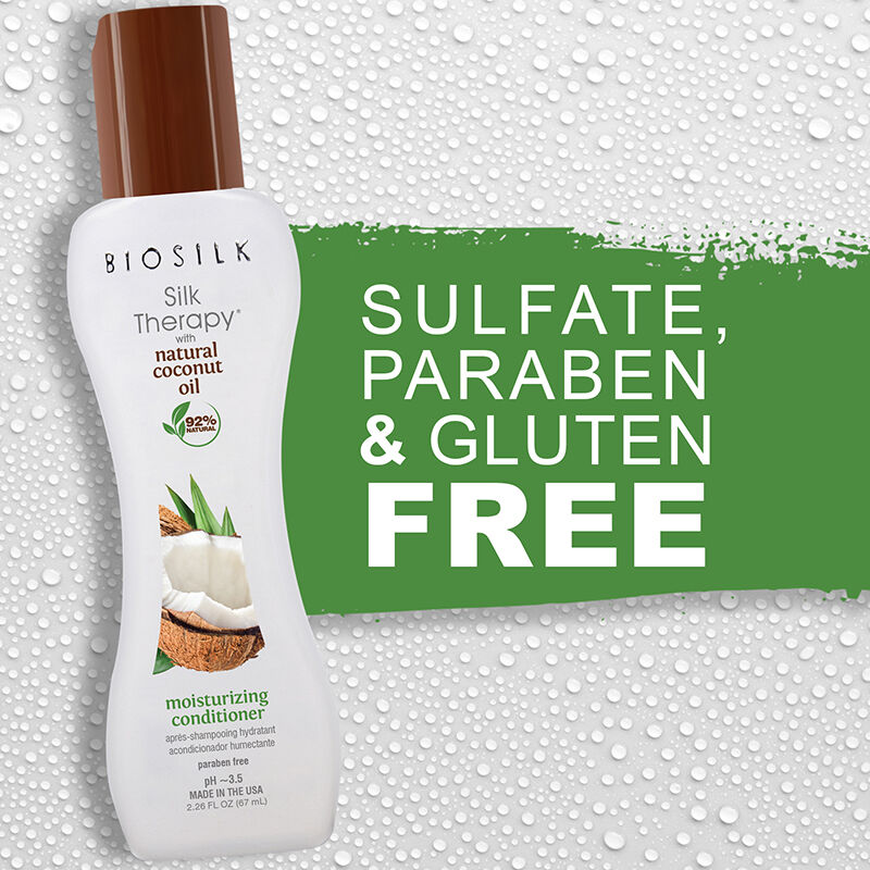 CHI Silk Therapy With Natural Coconut Oil Moisturizing Conditioner 67ML - Image 3