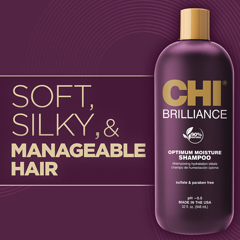 CHI Brilliance Optimum Moisture Shampoo 946ML - Image 2