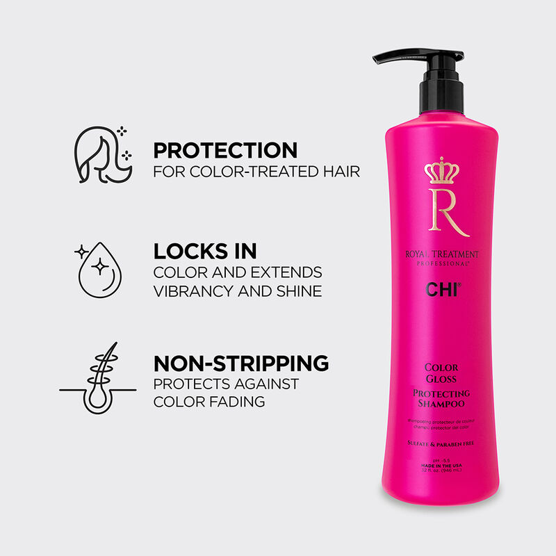 CHI Royal Treatment Color Gloss Protecting Shampoo 946ML - Image 2